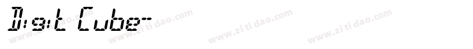 Digit Cube字体转换